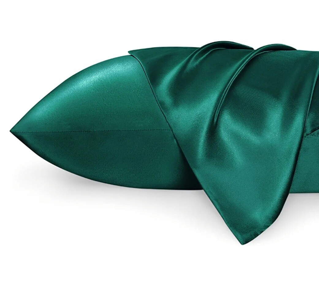 Silky Satin Pillow Case (Green)