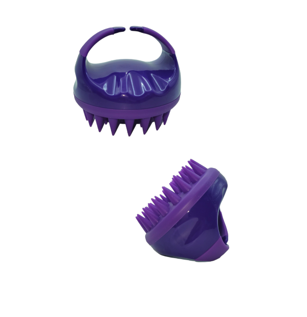 Scalp Exfoliator Stimulator Massager (Deep Purple)