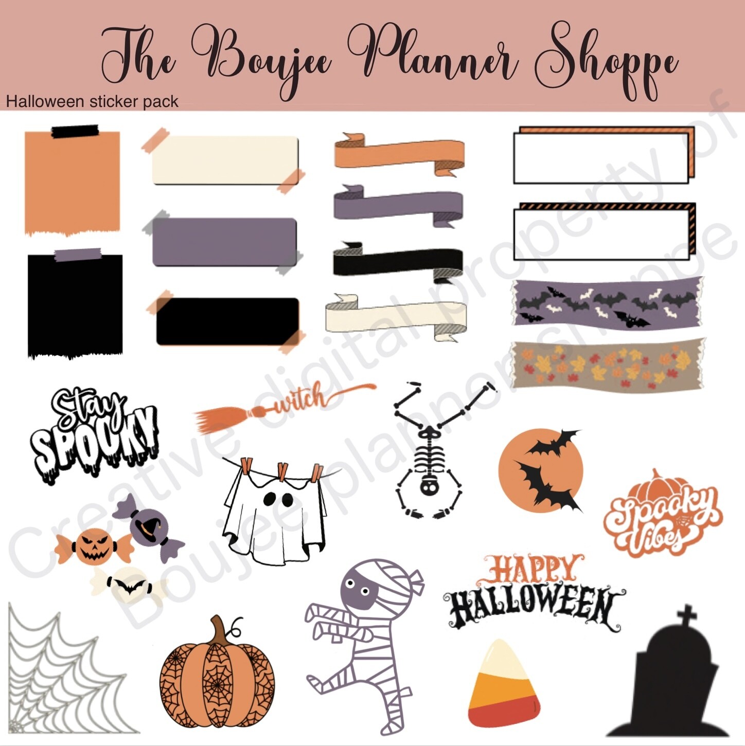Halloween Sticker Sheet