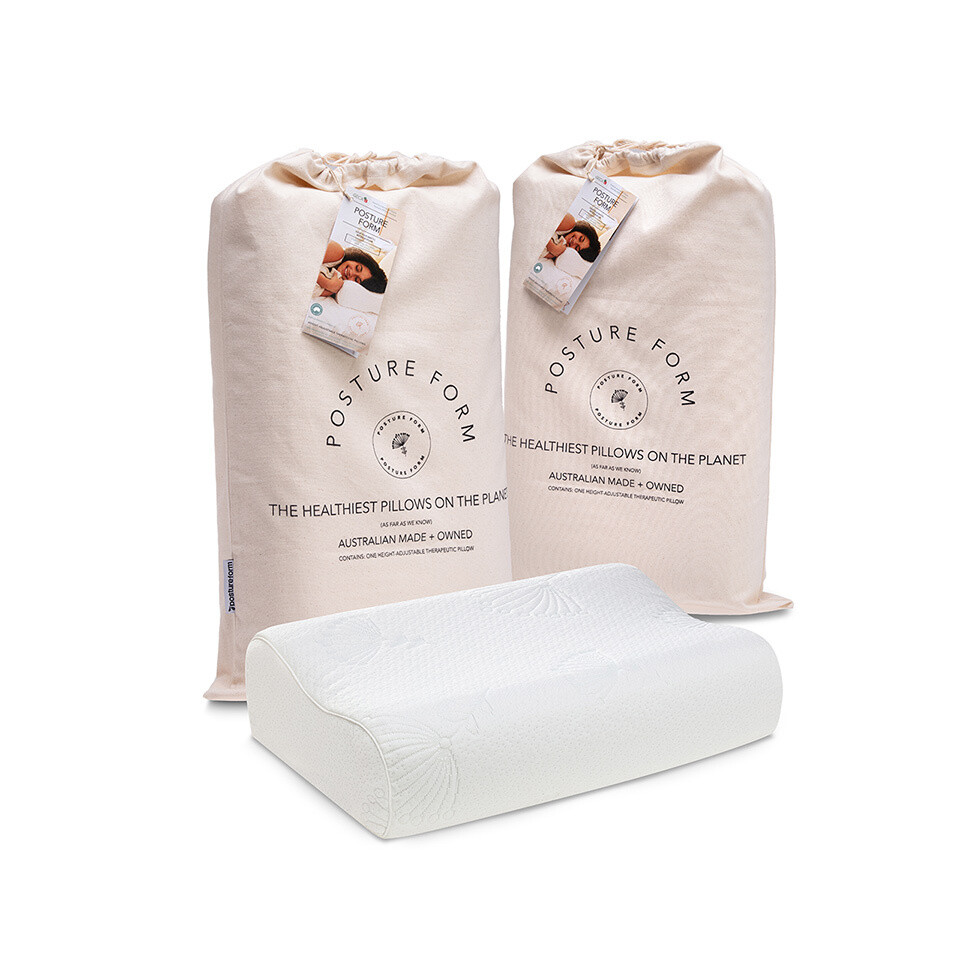 Posture form contour pillow