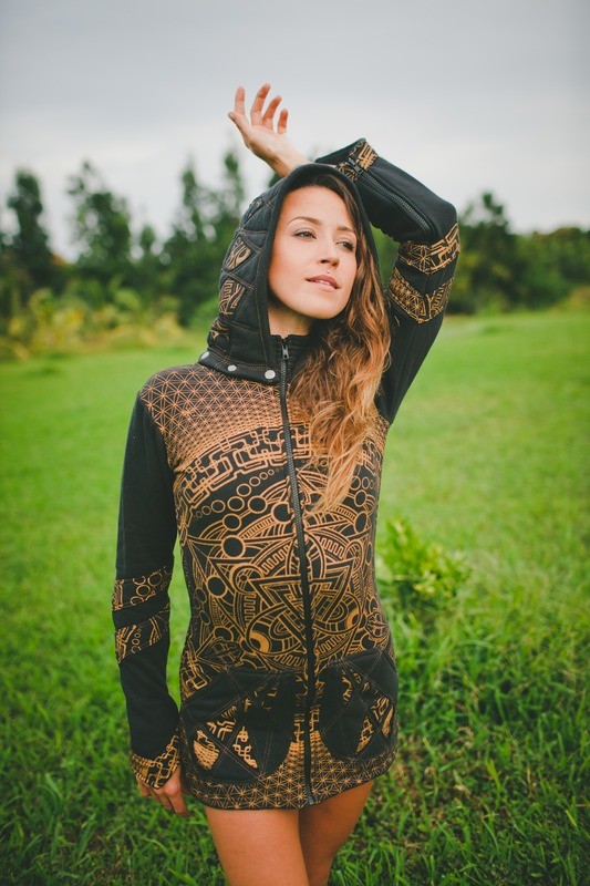 Atara Black Hoodie Original Art by Carey Thompson