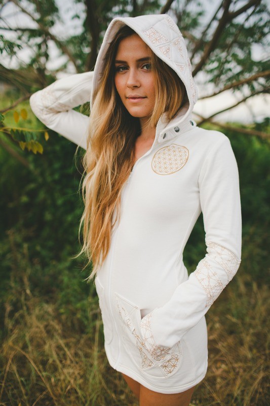 Atara - White - Flower of Life