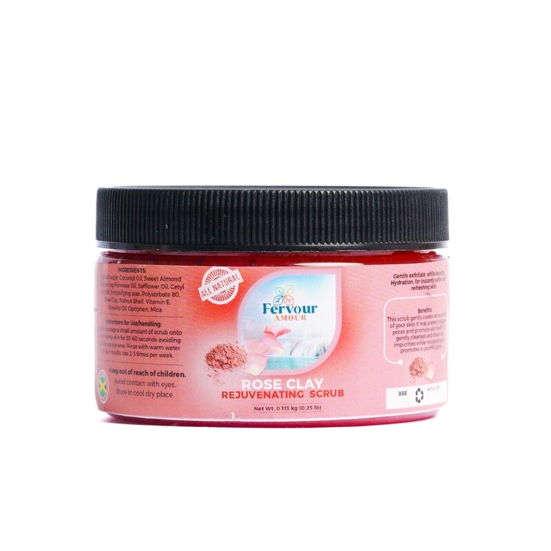 Rose clay Rejuvenating Body Scrub