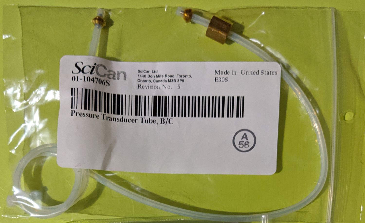 Pressure Transducer Tube