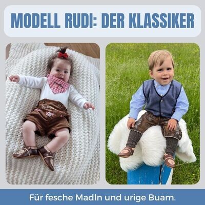 Baby Trachten Lederpuschen Rudi