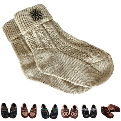 Kombinationen mit beigen Trachtensocken