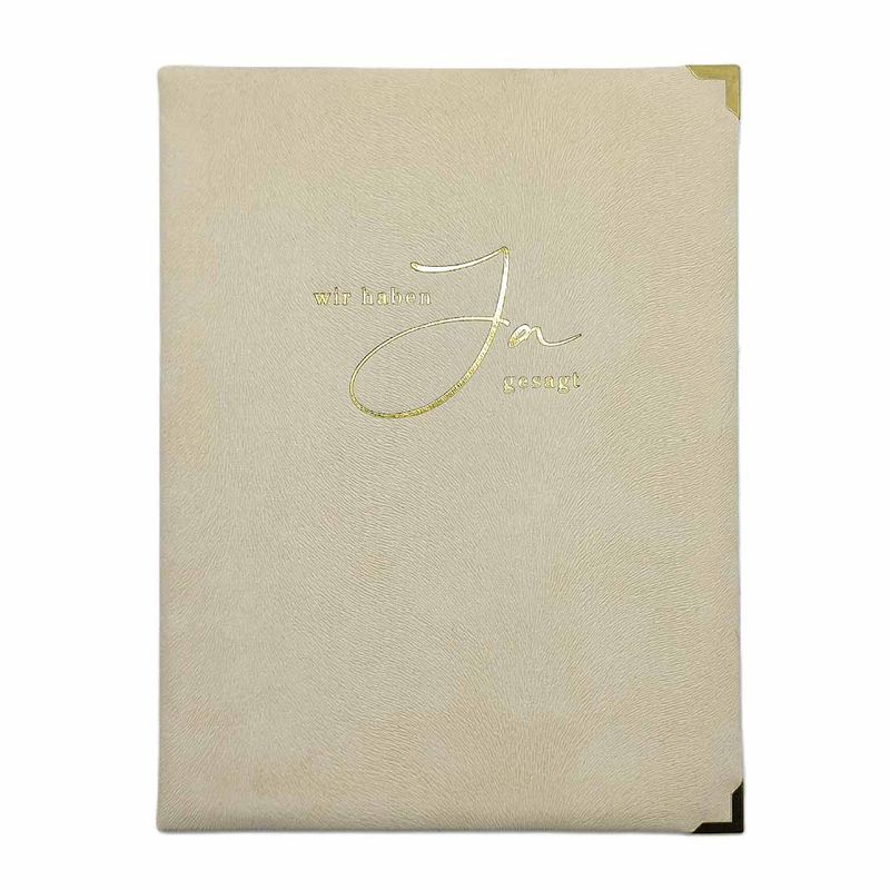 Stammbuch JA, Felloptik beige