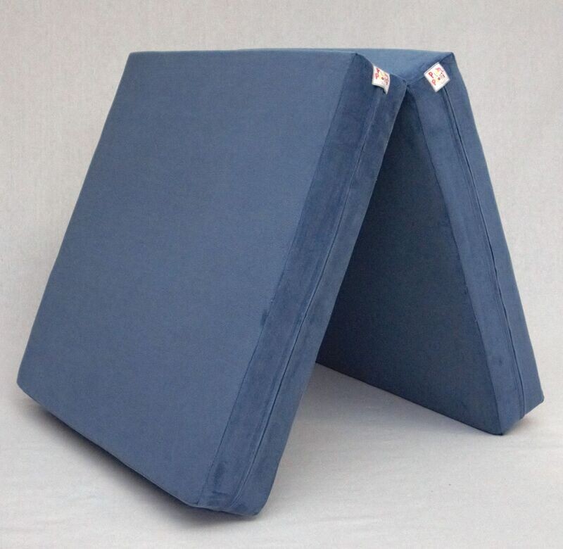 Klappmatratze blau uni