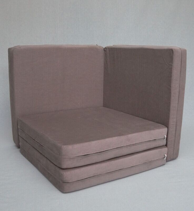 Kuscheleck taupe uni