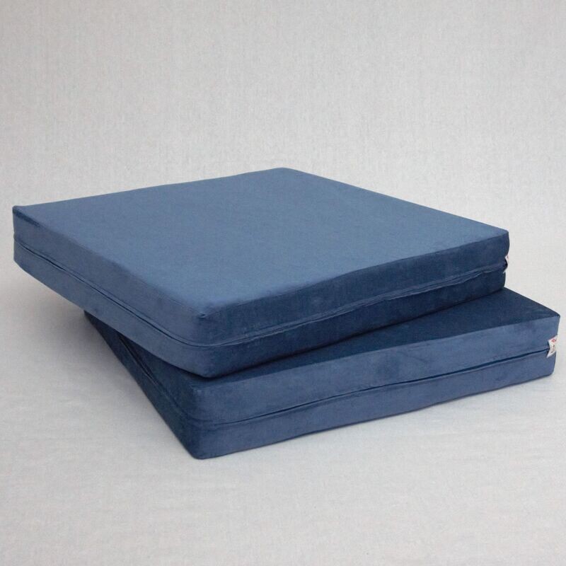 Spielpolster blau uni