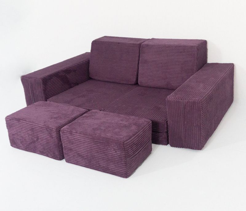 Spielsofa Yano Breitcord Kirschrose Spielsofa Yano Breitcord Kirschrose