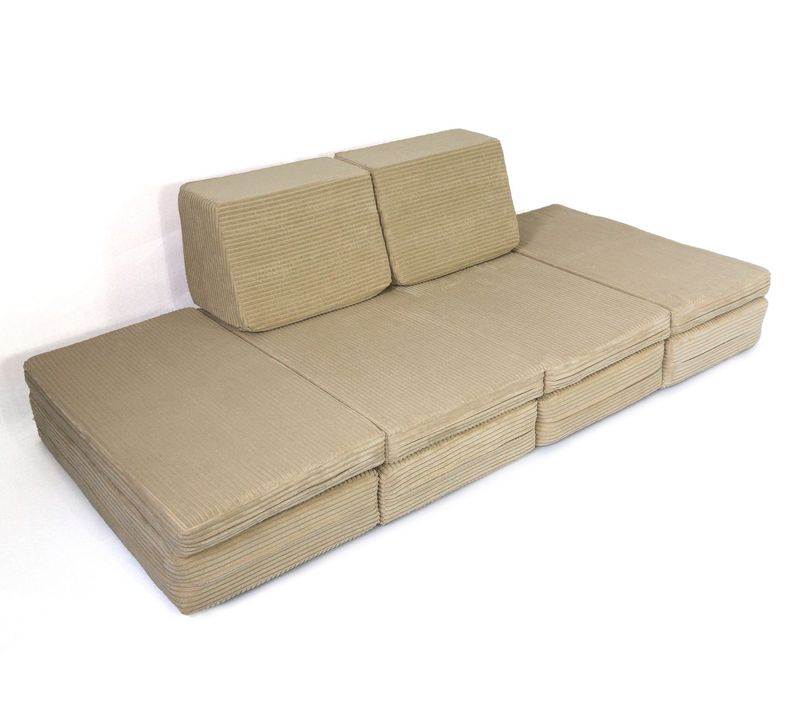 Spielsofa Teo Breitcord naturbeige Spielsofa Teo Breitcord naturbeige