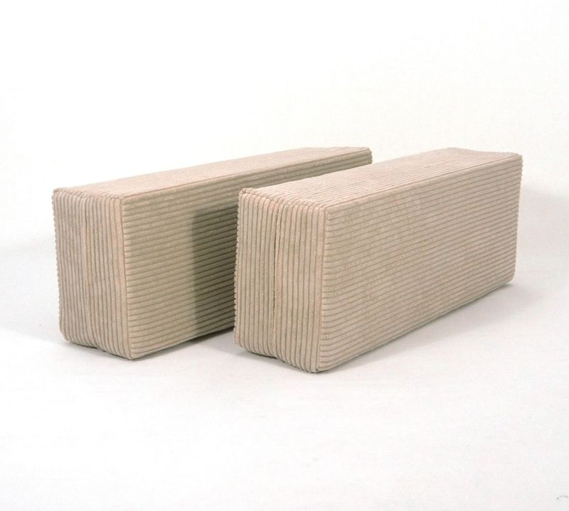 2er Set Spielpolster 80x30x20