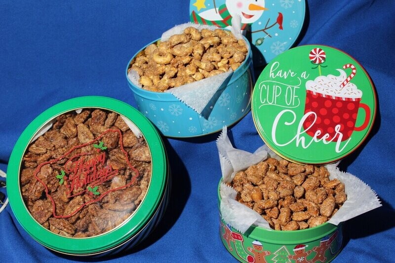 Christmas tins - Priced by weight