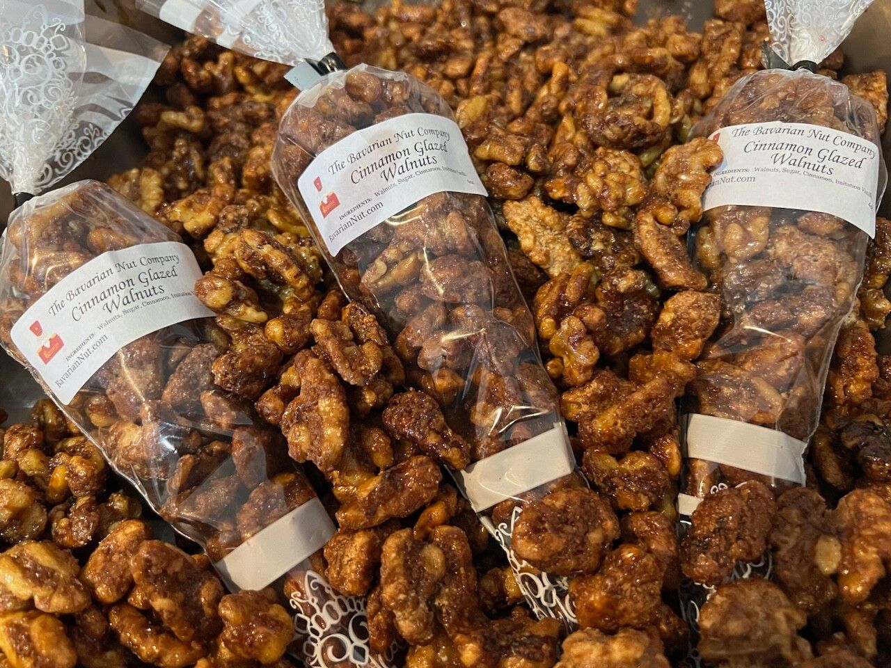 Cinnamon Glazed Walnuts - Priced by weight
