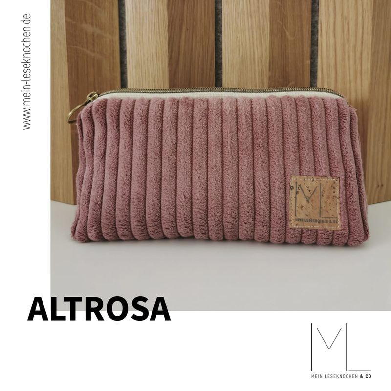 Tasche Breitcord altrosa