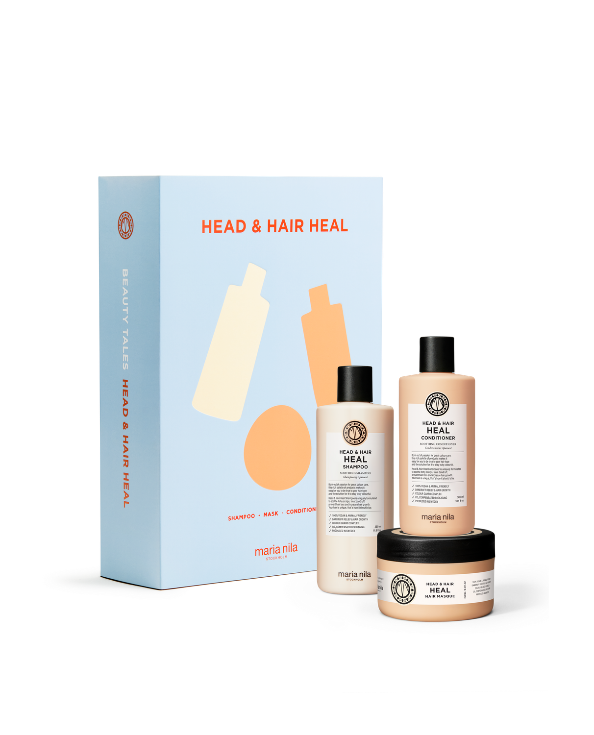 Maria Nila Head & Hair Heal BEAUTY BOX - Shampoo, condicionador e máscara