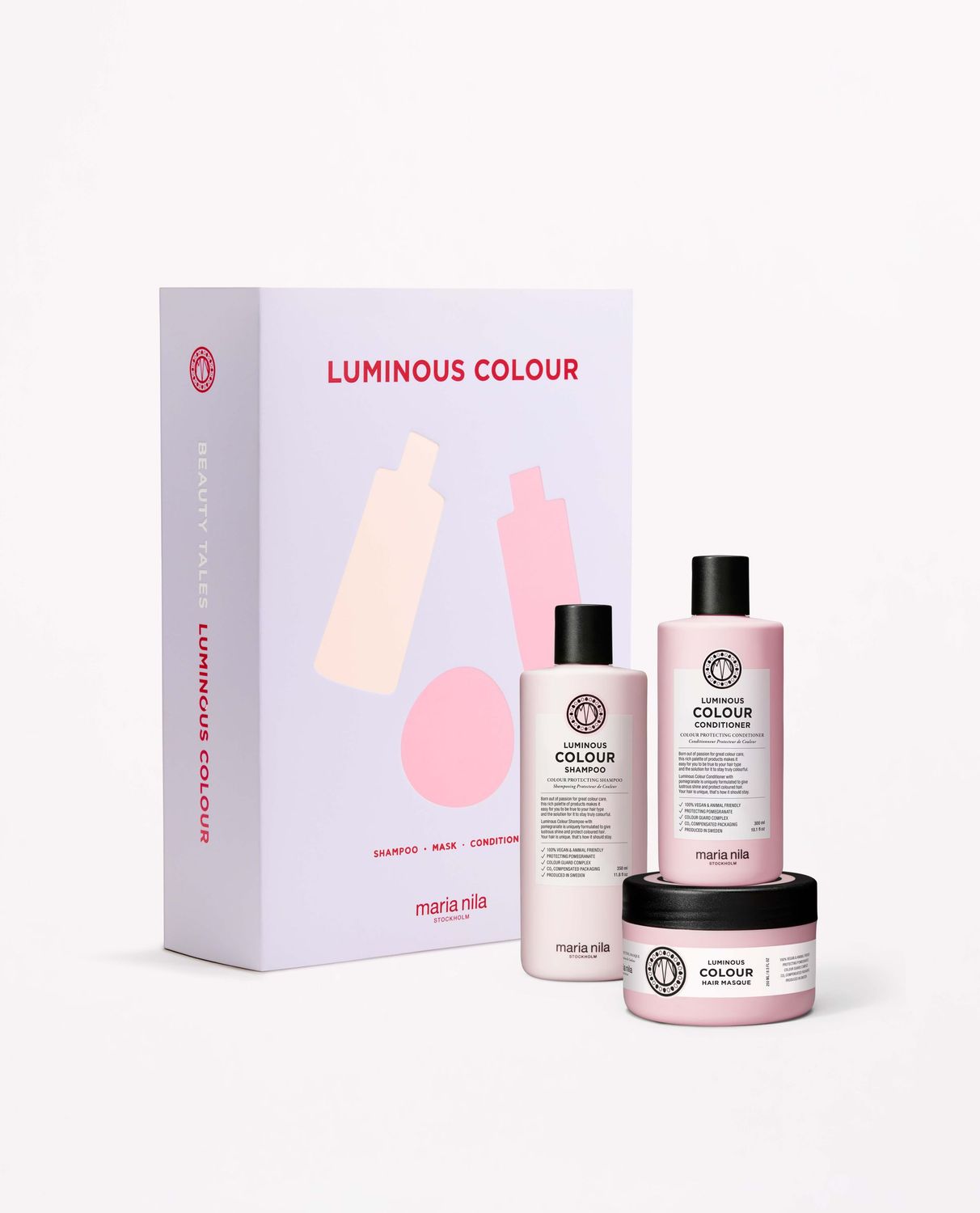 Maria Nila PURE COLOUR Beauty Box - Shampoo, condicionador e máscara