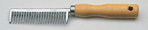 Alu-Mähnenkamm mit Holzgriff