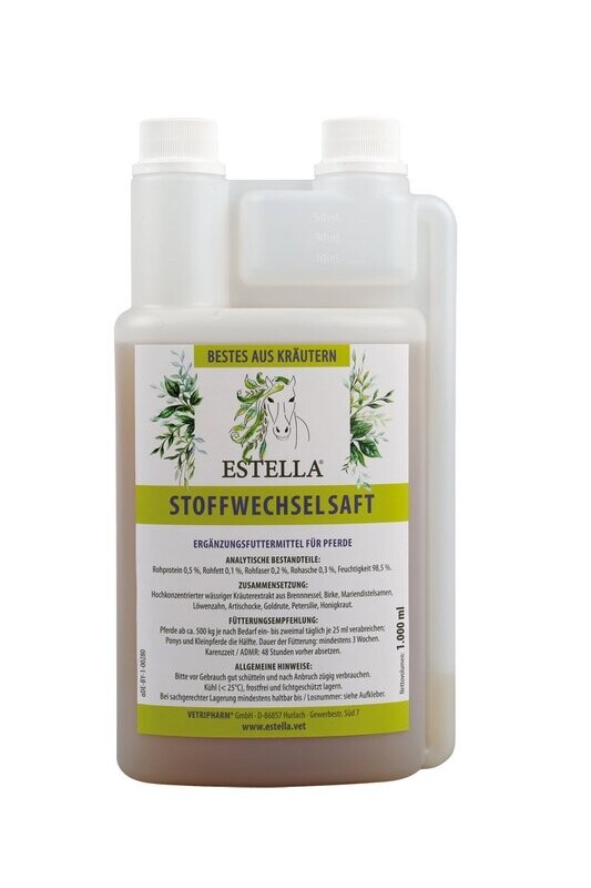 ESTELLA Stoffwechselsaft 1 L ESTELLA Stoffwechselsaft 1 L