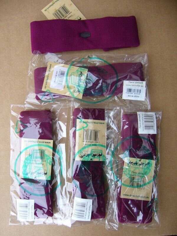 Fleece-Kopfband brombeere