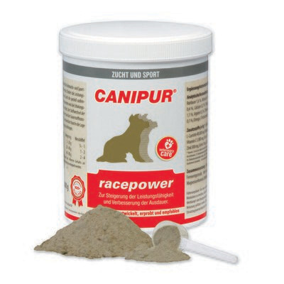 CANIPUR - racepower
Ergänzungsfuttermittel für Hunde
CANIPUR - racepower zur Steigerung der Leistungsfähigkeit und Verbesserung der Ausdauer.