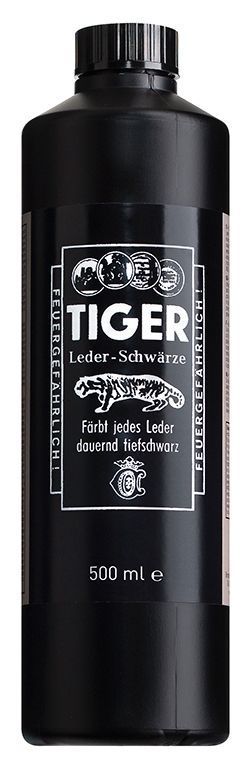 Tiger Leder-Schwärze