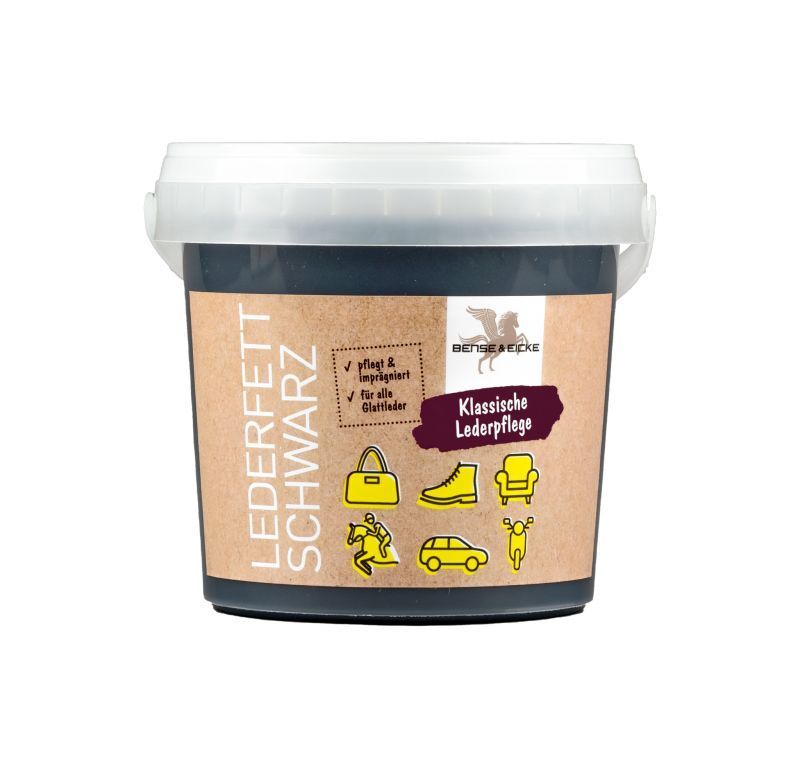 Lederfett schwarz 500 ml