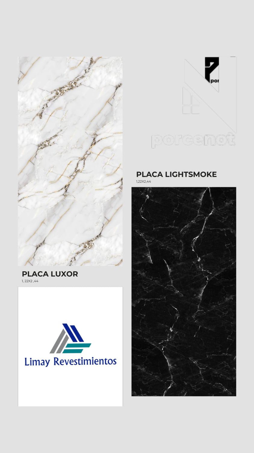 Placas de PVC  Luxor-Lightsmoke