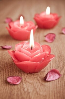 Pack 3 Bougies Fleur