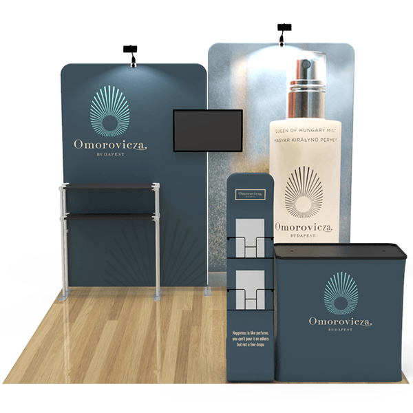10X10 Malibu Spa Custom Booth Display
