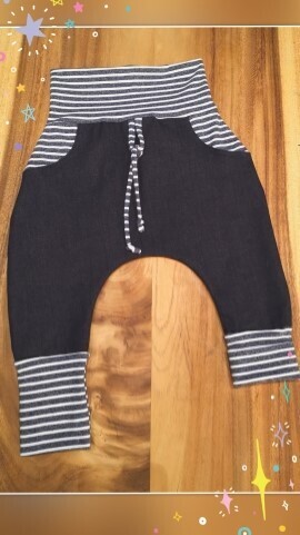 Pantalon jeans rayures