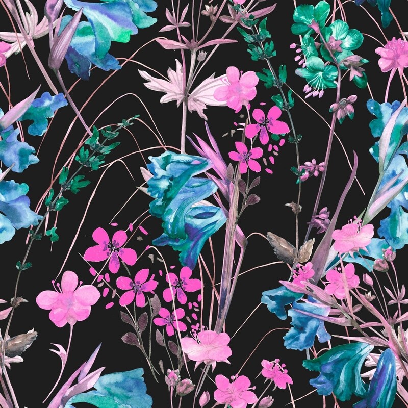 Petites fleurs pastels (grande échelle)