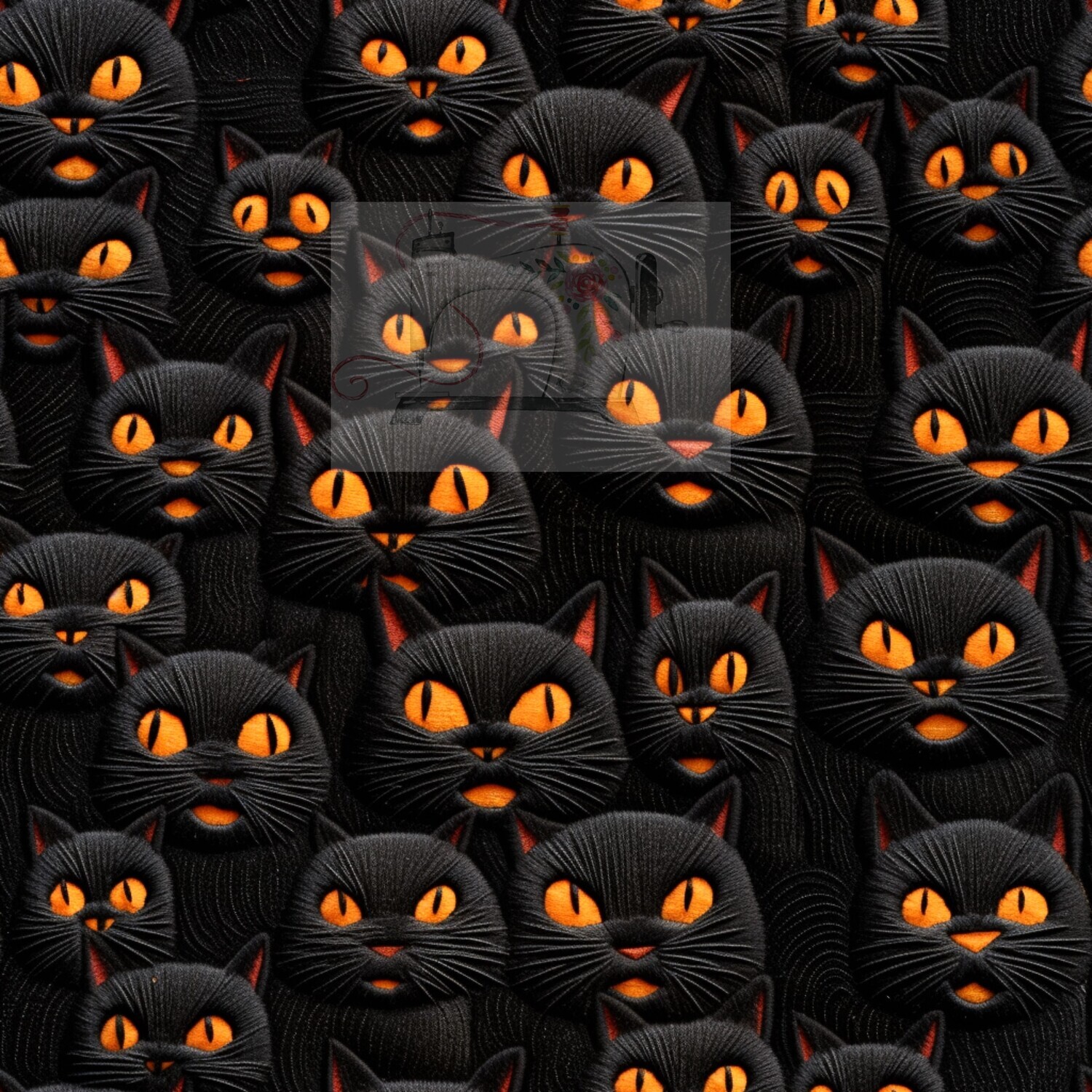 Canevas Black cat