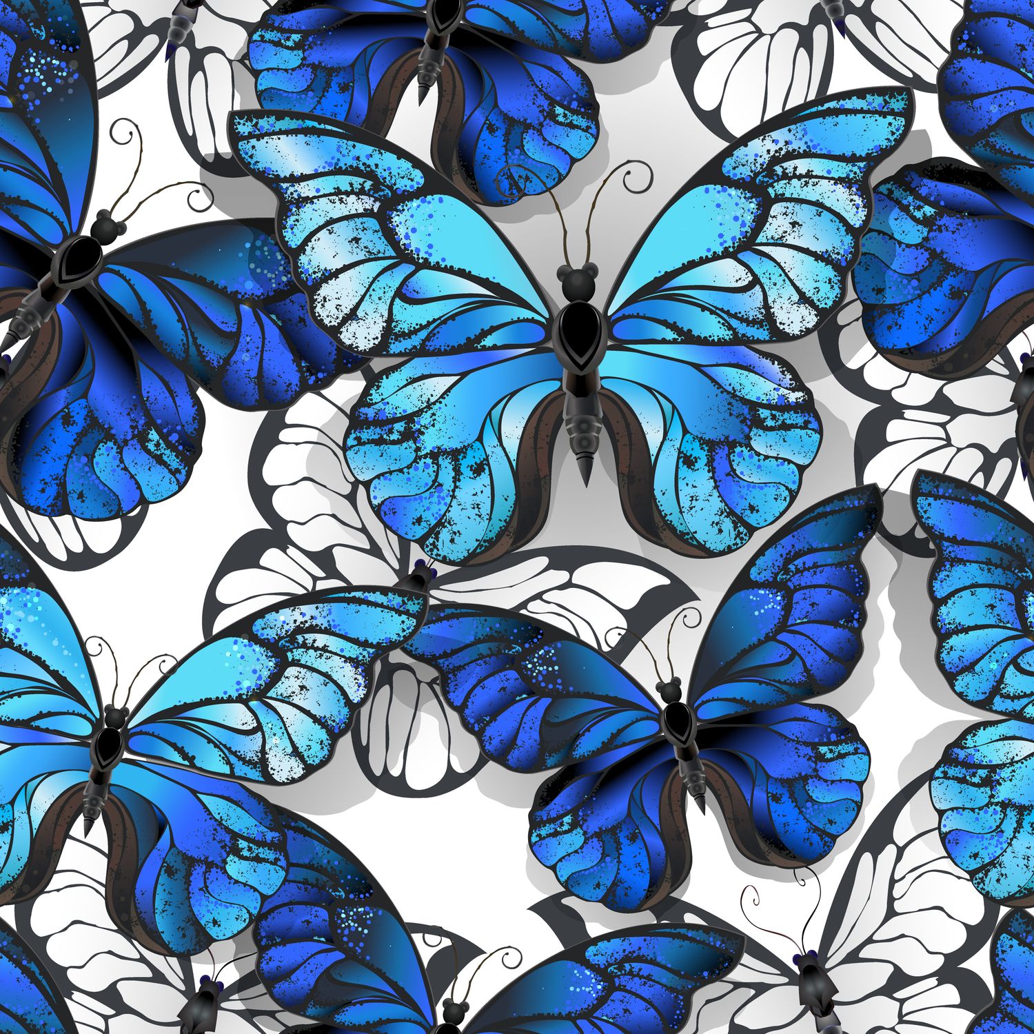 bleu papillon