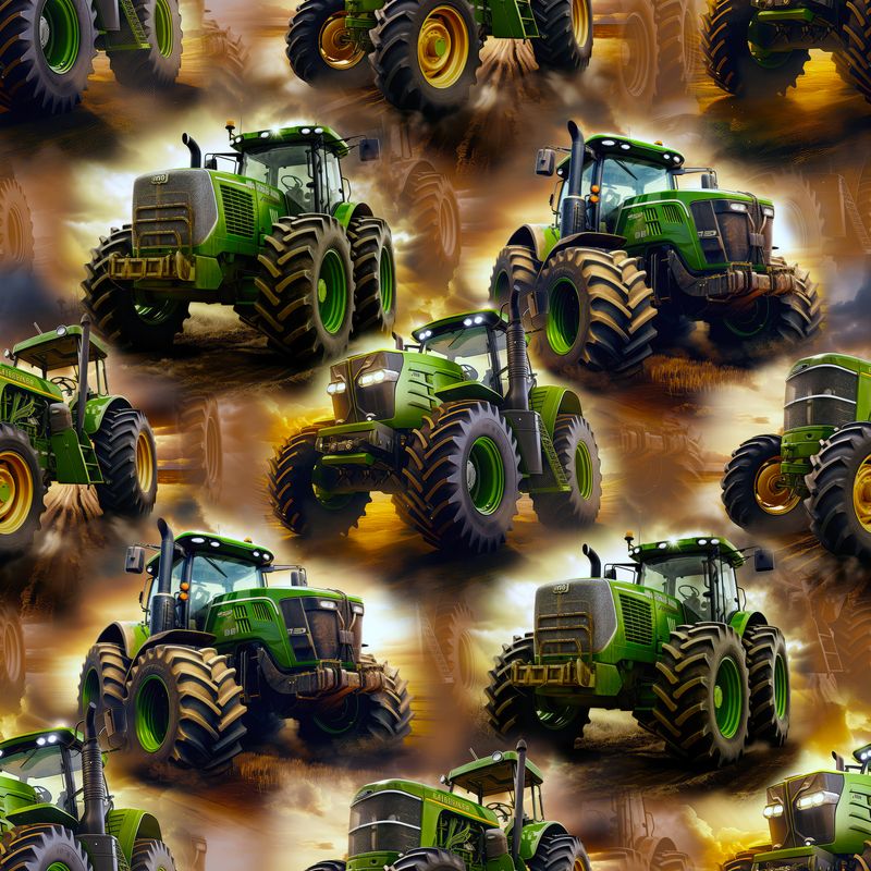 Tracteur vert