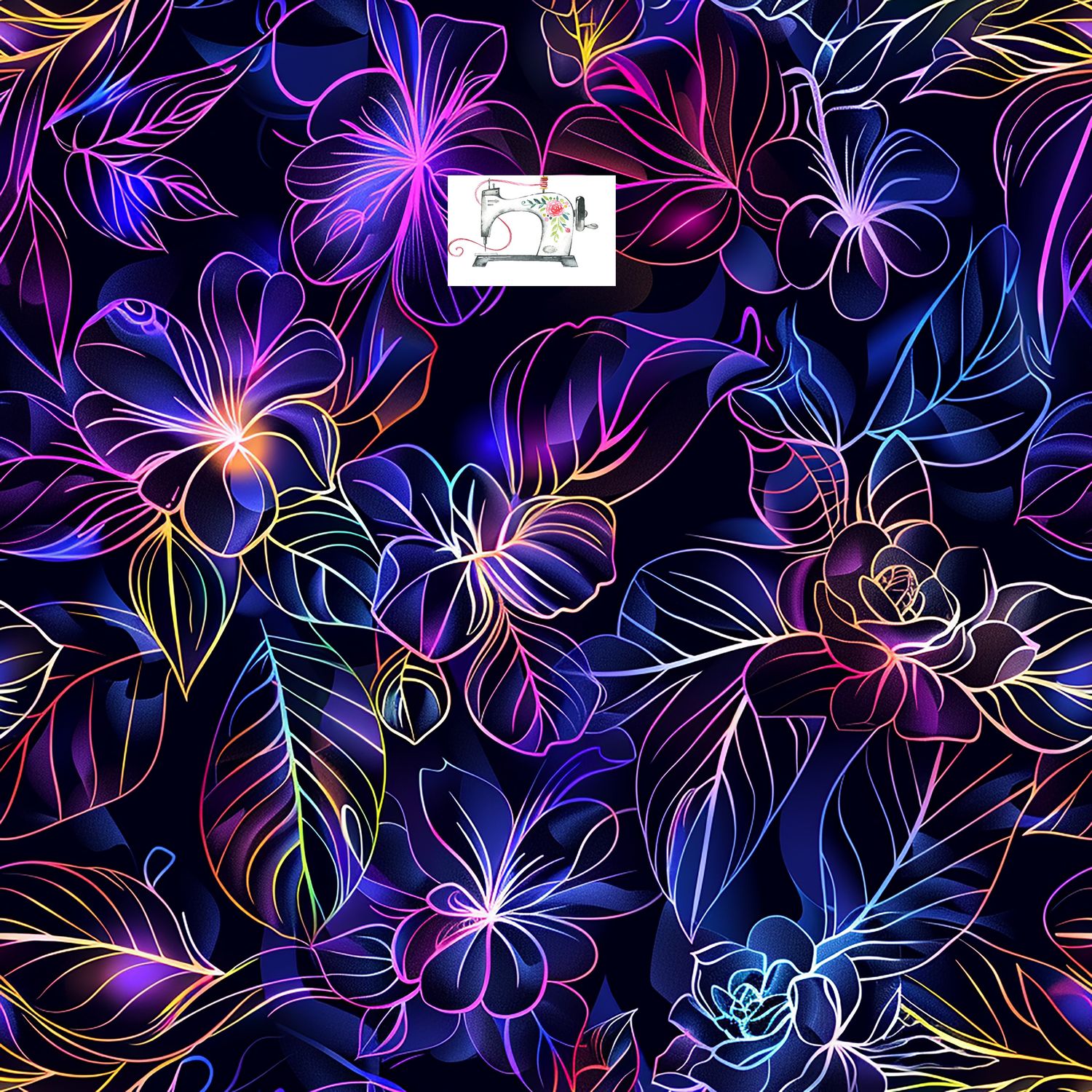 Neon blooms 1