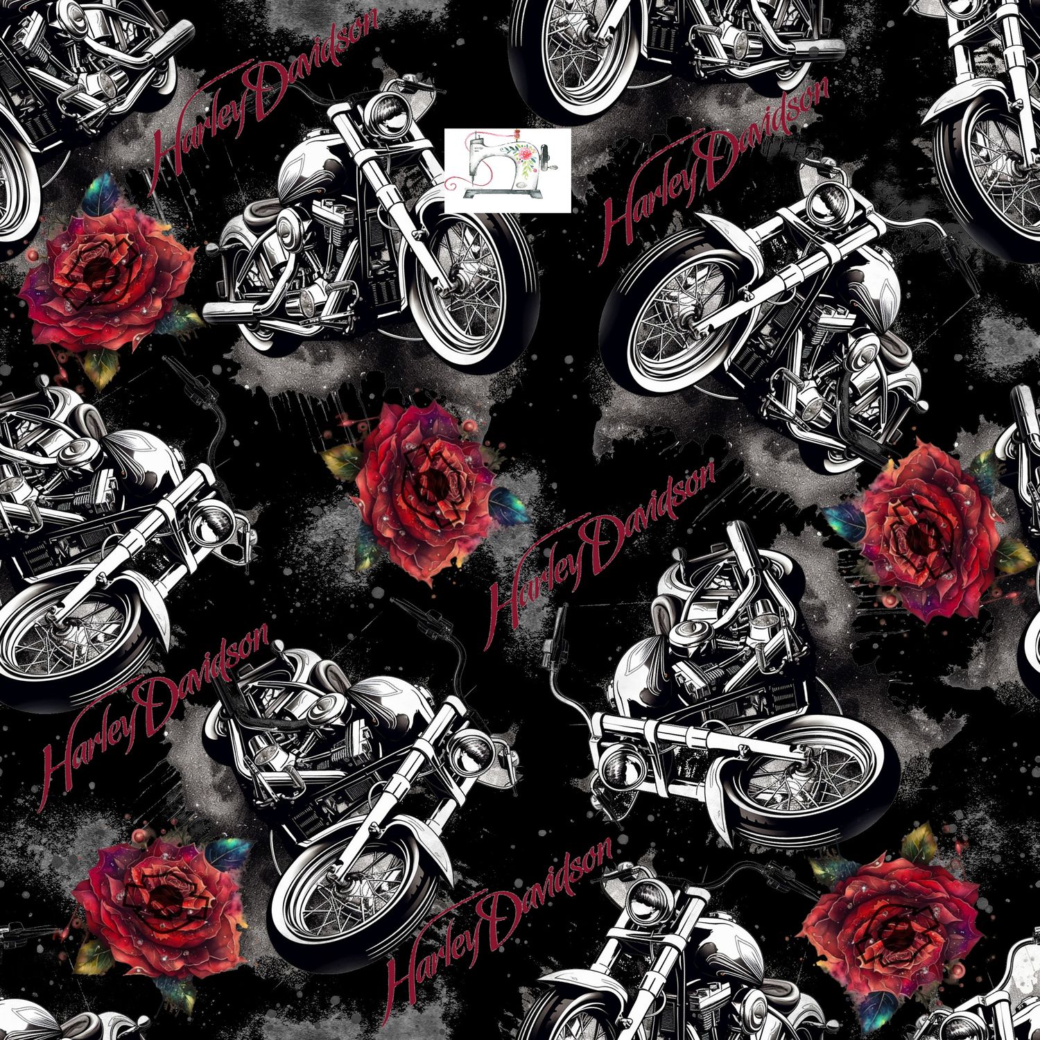 Moto harley rose