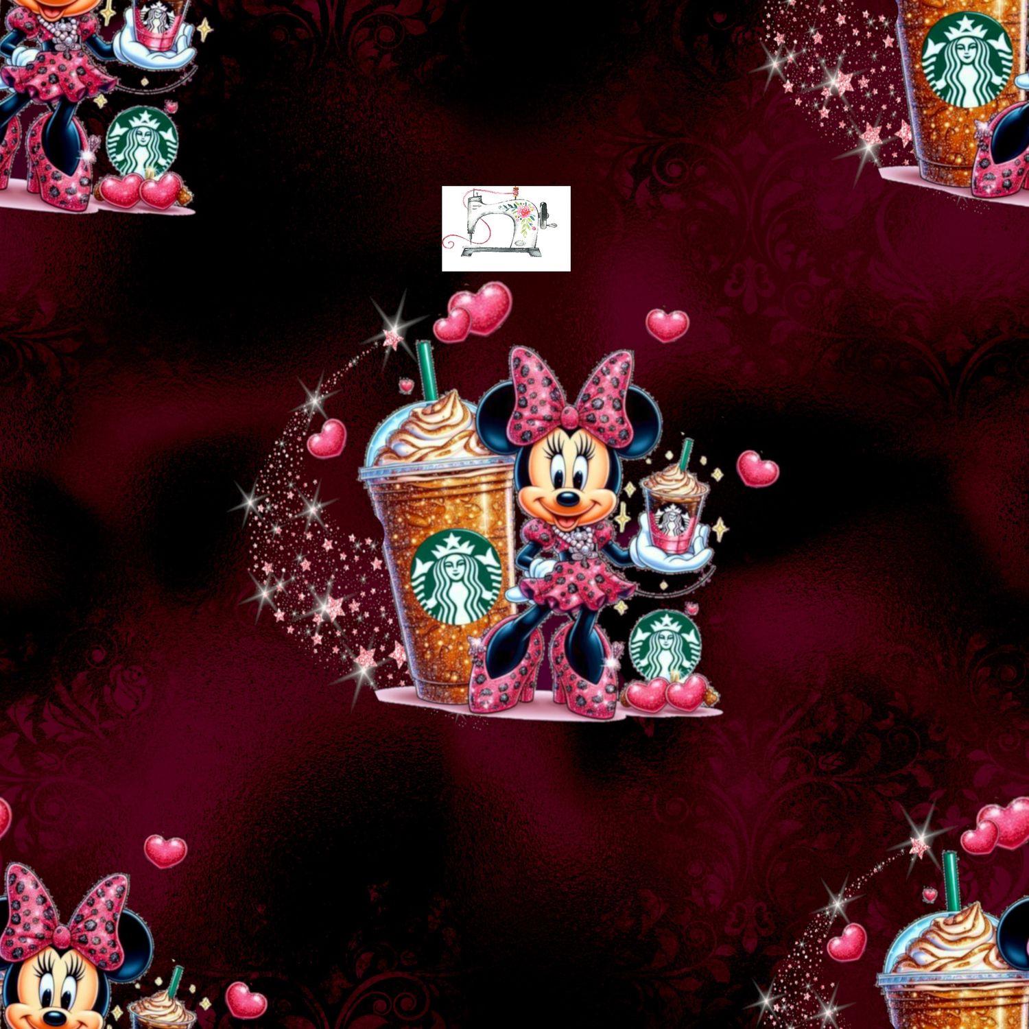Minnie cafe rose (exclusif)