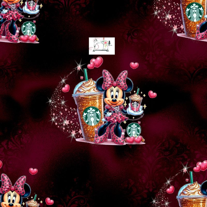 Minnie cafe rose (exclusif)