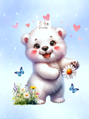Ourson blanc