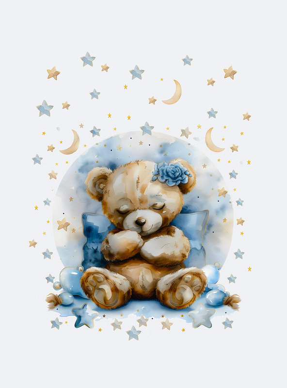 Ourson peinture