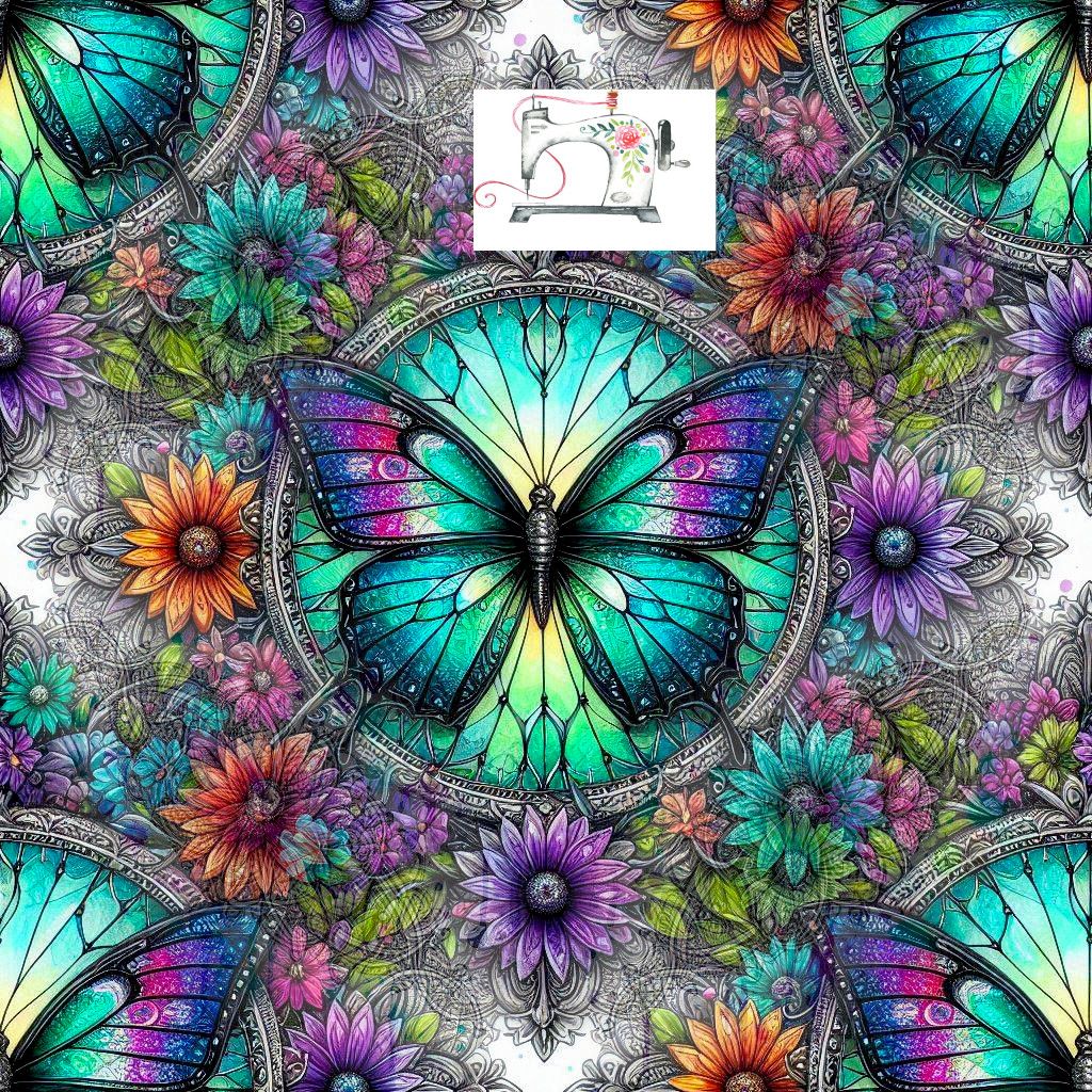 PAPILLON VITRAIL (EXCLUSIF)