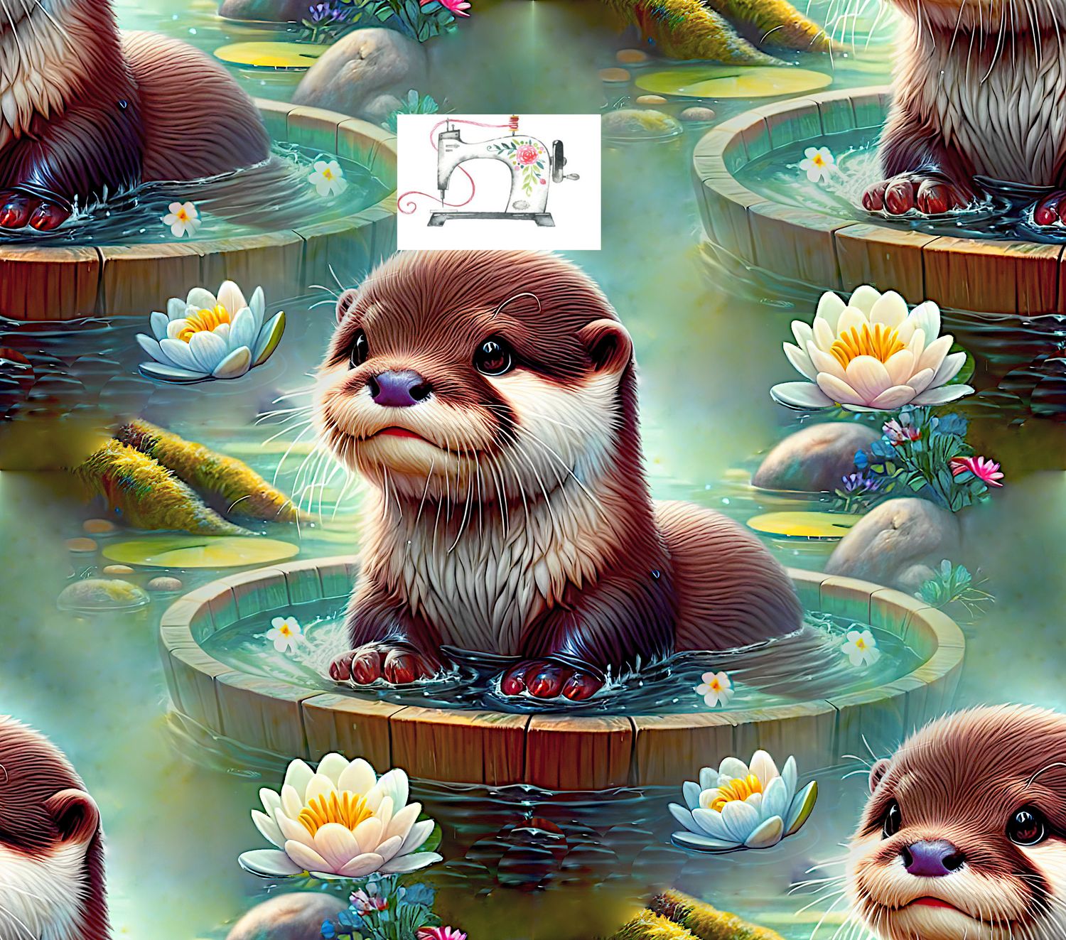 LOUTRE FLEUR (EXCLUSIF)