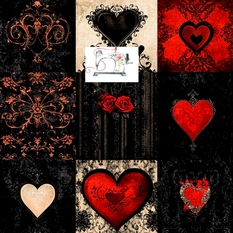 Patchwork coeur