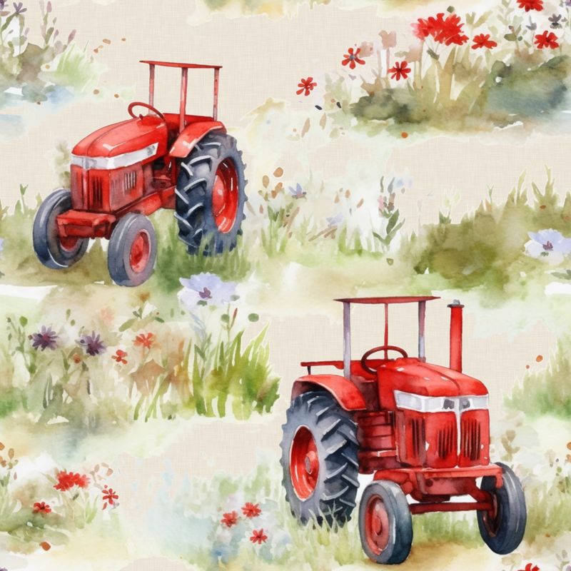 TRACTEUR ROUGES