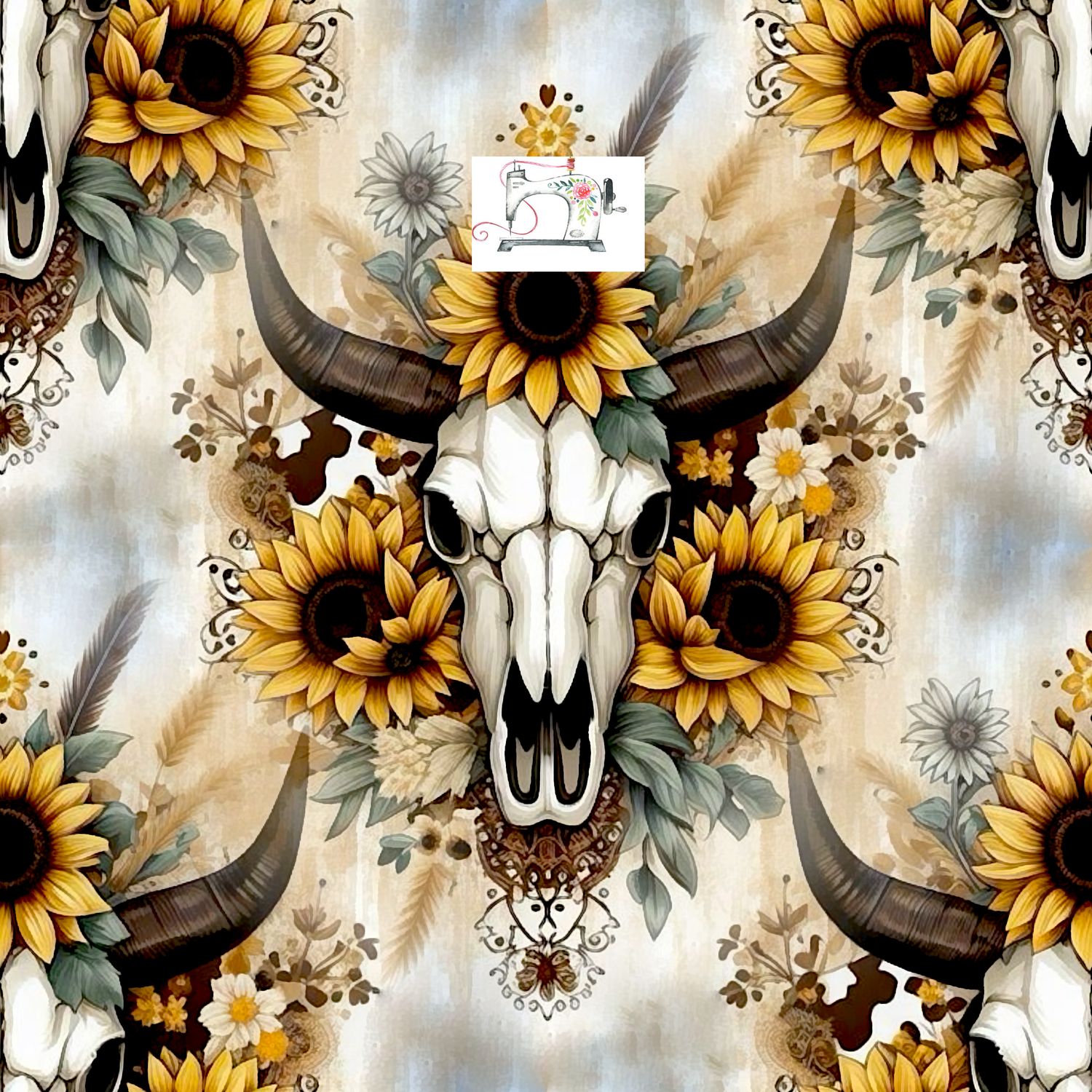 SKULL COW TOURNESOL (EXCLUSIF)