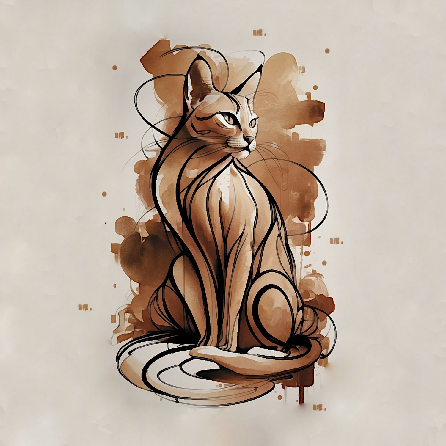 CHAT MODERNE(EXCLUSIF)