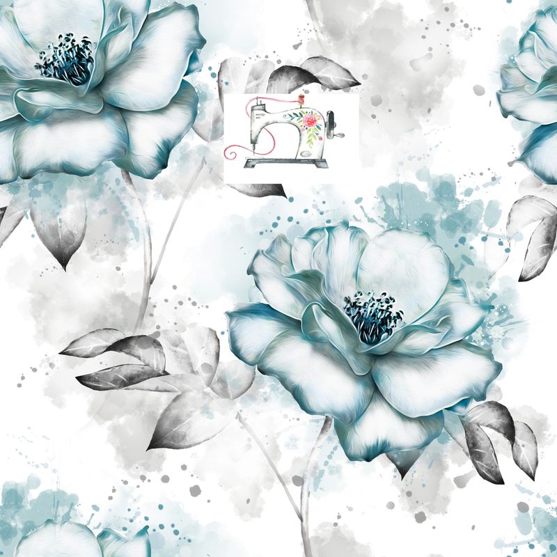 FLORAL PASTEL VERT (EXCLUSIF)