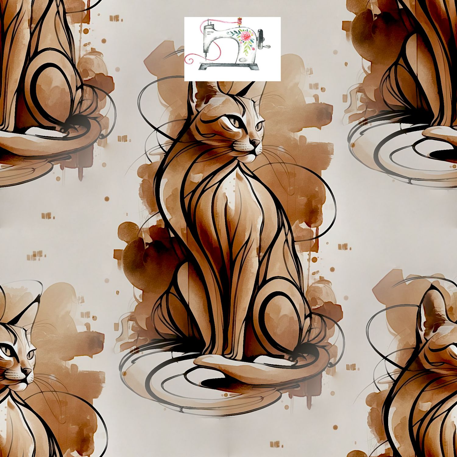 CHAT MODERNE (EXCLUSIF) (PANNEAU DISPO)